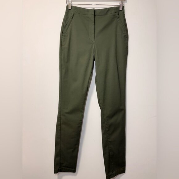 Kit and Ace New Height Olive Green Straight-Leg Pants size 4 - Picture 3 of 9